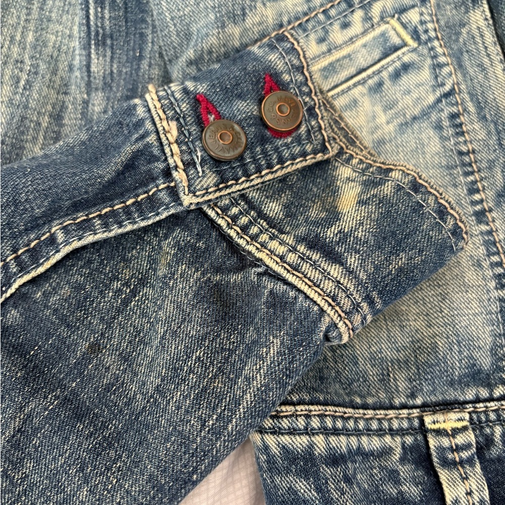Embroidered Denim Jacket - Picture 2 of 16